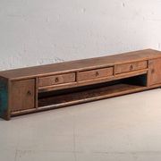 Antique low elm wood furniture – China, around 1900