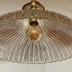 Duo de suspensions Holophane de style bistrot
