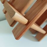 Vintage wooden cruciform shelf