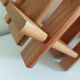 Étagère vintage cruciforme en bois