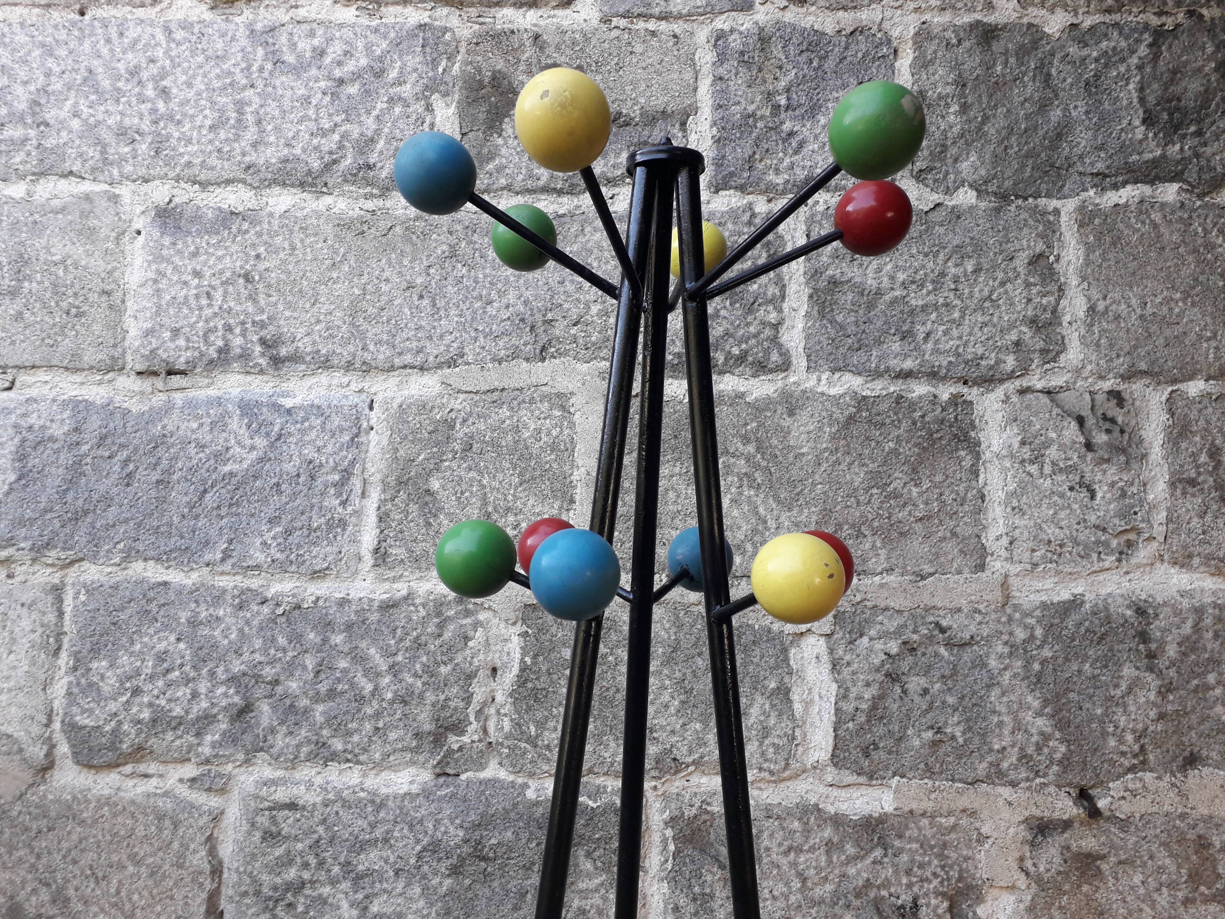 Vintage parrot coat rack