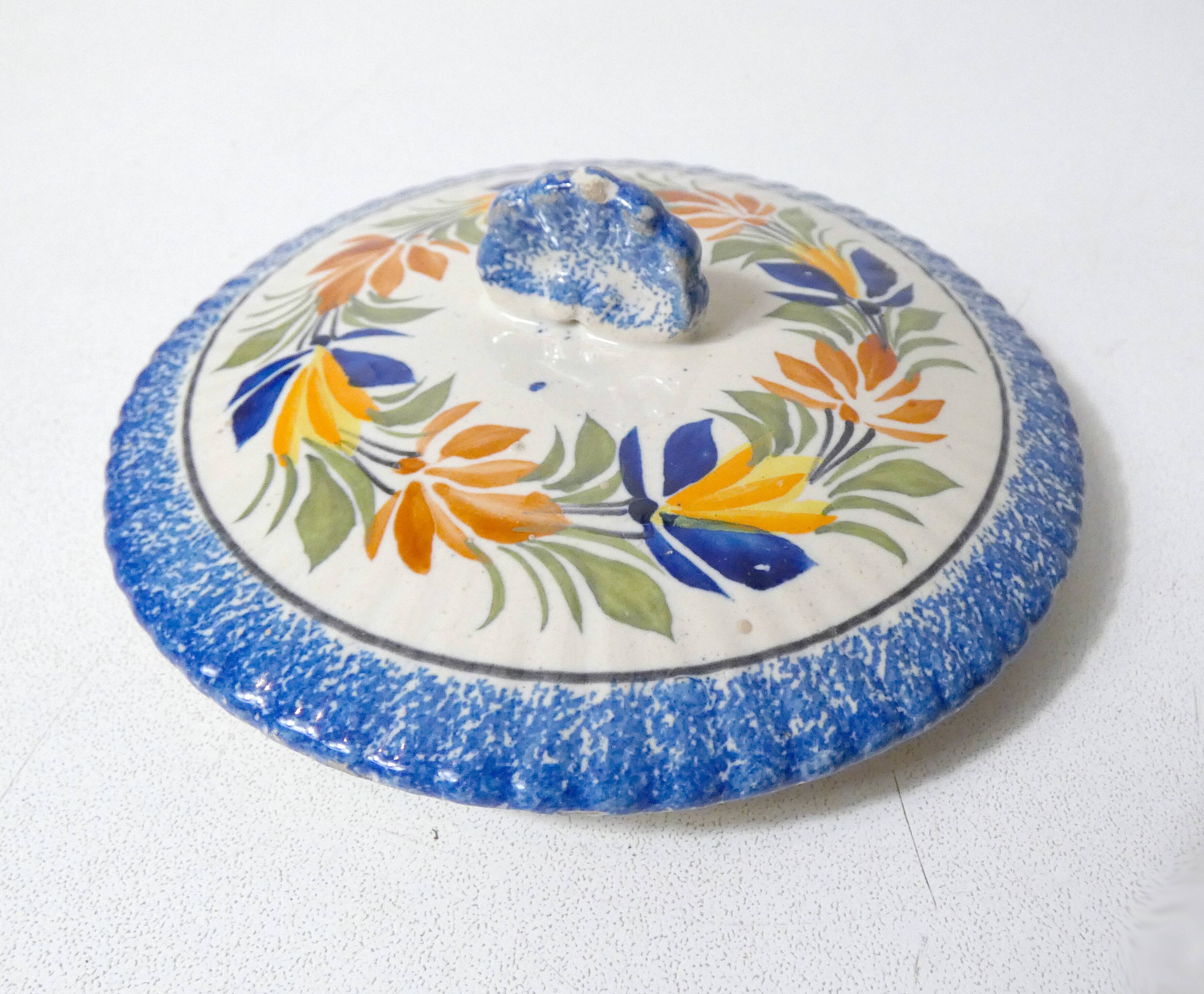 Henriot Quimper Butter Dish