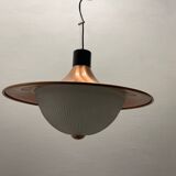 Copper Glass Light Pendant 1990’s