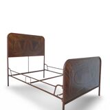 Cadre de lit Art déco italien une place et demie, 1925