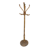 1960s rattan and wicker parrot coat rack entrance hallway