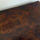 Table basse rectangulaire vintage en orme et loupe d’orme des années 70