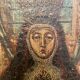 Ancient painting Pieta or Virgin of the Angustias of Granada 17th century