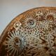Pat and Joe Rowland Grand Plat Ceramic Scarified Sant-Vicens Perpignan 1970