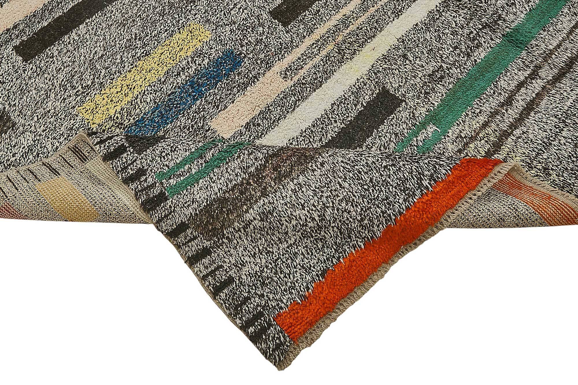 Handwoven Turkish Recycled Boho Rug 245 cm x 343 cm
