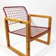Postmodern Wire Lounge Chair Sälen, Knut & Marianne Hagberg, Ikea, 1982