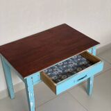Small old wooden table