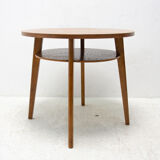 Fully restored oak coffee table, Czechoslovakia, 1960´s