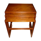 BR Gelsted Scandinavian teak nesting table BR Gelsted Denmark