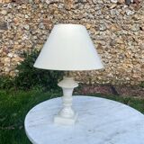 Vintage alabaster lamp base 1970
