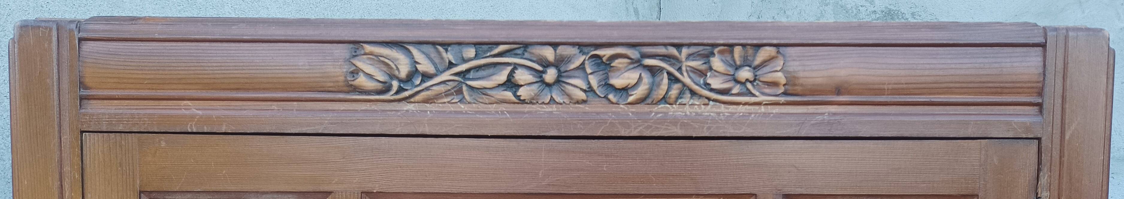 Art Deco beech cabinet