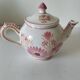 Henriot Quimper pink teapot