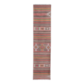 Vintage Turkish rug from Oushak, handwoven 75x353 cm