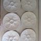 6 white porcelain oyster plates from the pillivuyt manufacture