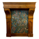 Antique Walnut Carved Wood Fireplace – Decorative Fireplace Mantel