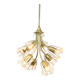 Mid-Century Chandelier by Emil Stejnar for Rupert Nikoll / 1950s Austria / Flower Bouquet Light