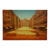 Michel Dubre: Paris Opera in a Wheat Field, original signed lithograph