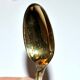 Precious set of 6 teaspoons and its sugar tongs in SOLID SILVER plated Gold Vermeil 19th s