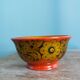Khokhloma Russian handicraft painted wooden bowls