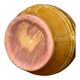 Ocher glazed ceramic vase