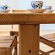 Solid pine table and chairs set – Modern mountain furniture
