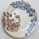 Assiette terre de fer "Chasse"