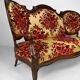 Salon Napoléon III in mahogany, 7 elements, circa 1860