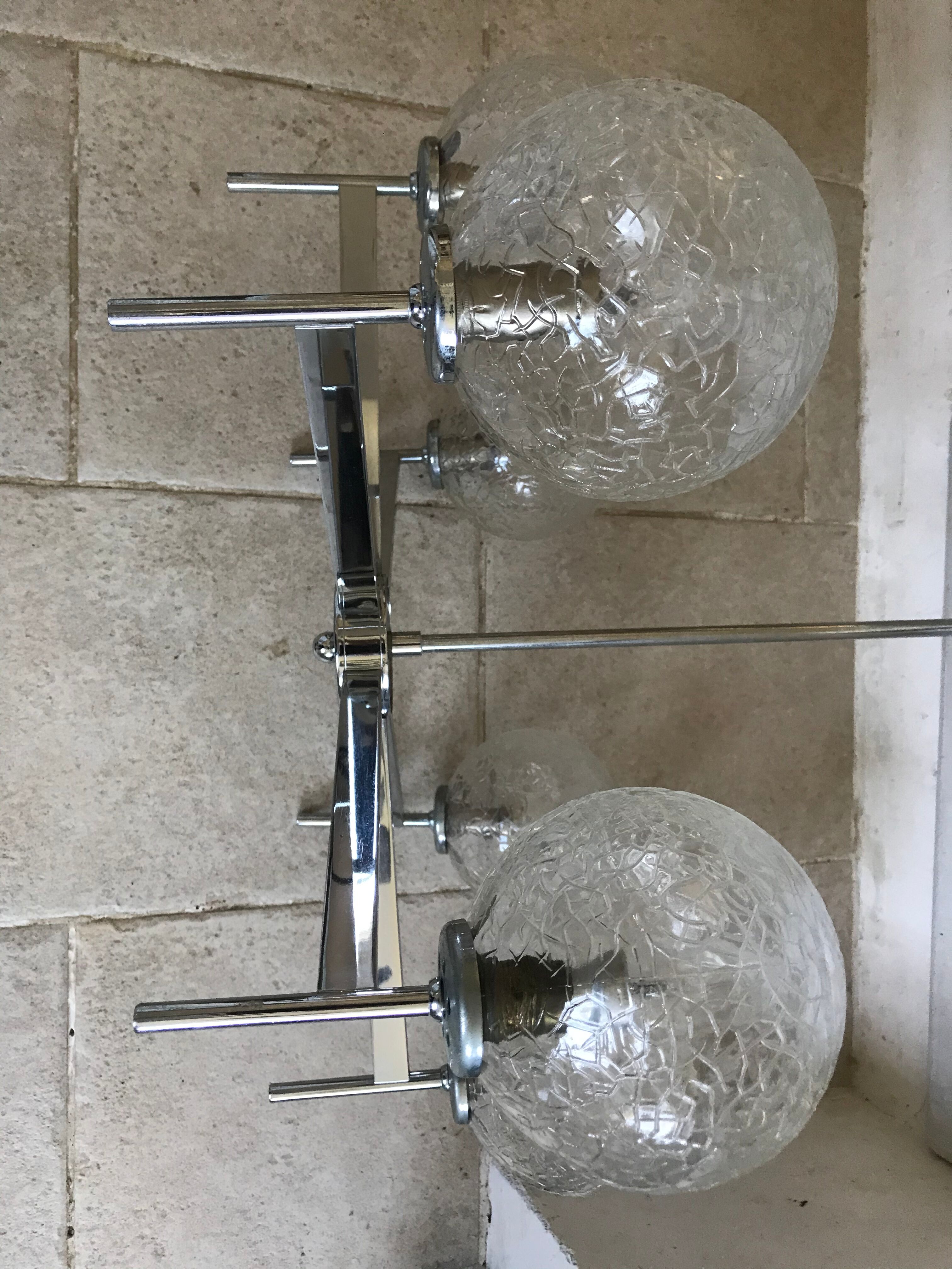 Sputnik Lustre 6 vintage lights