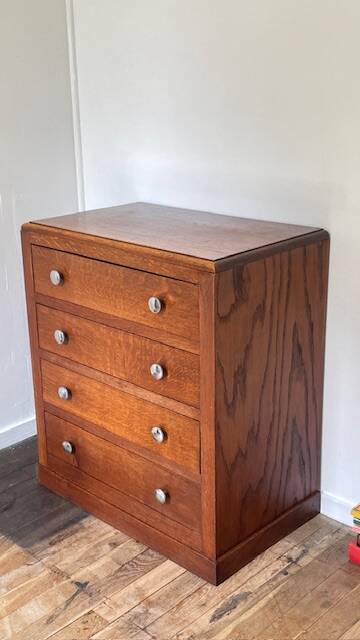 COMMODE Art Déco CHENE Massif