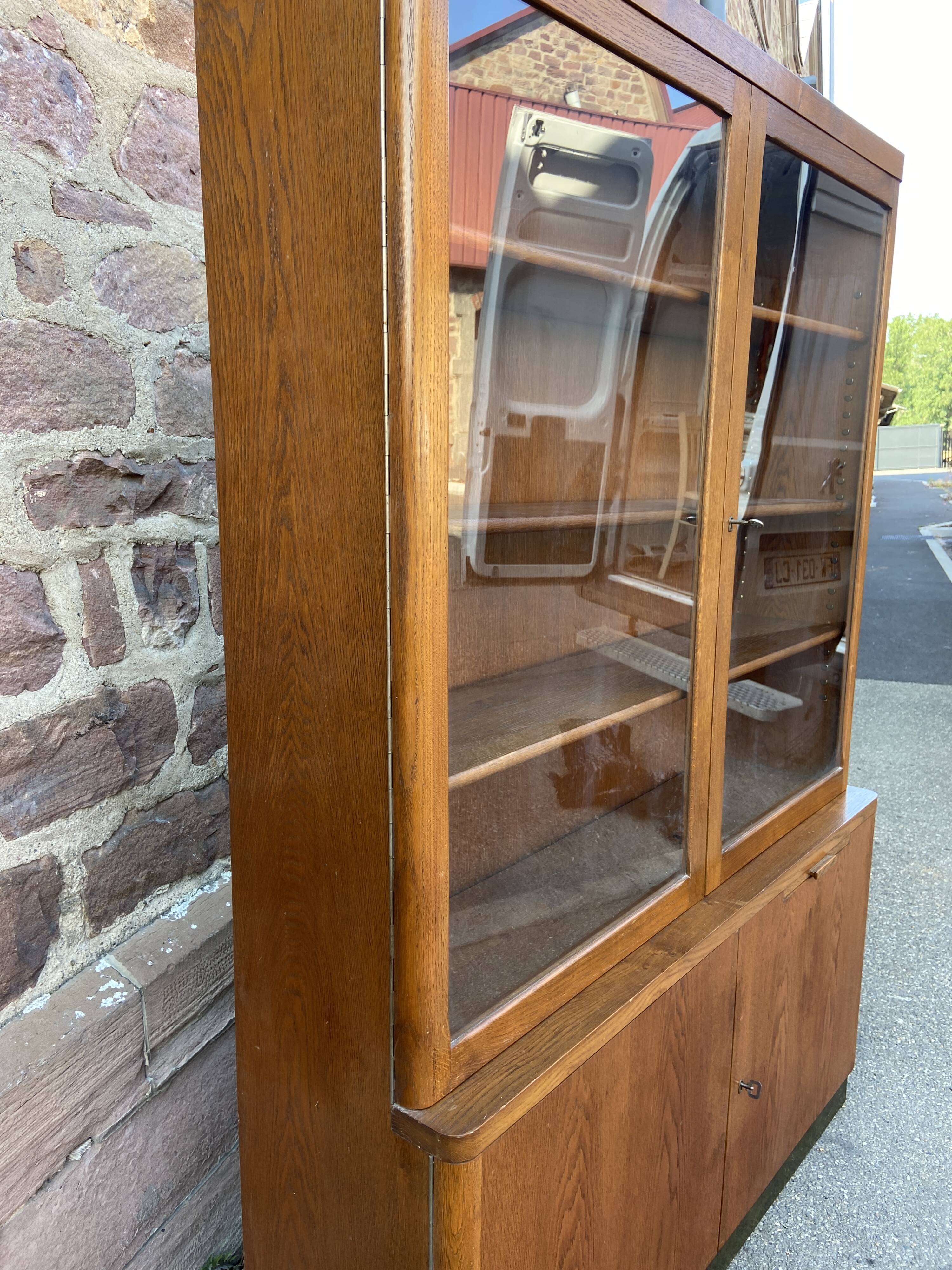 Art deco bookcase 50s