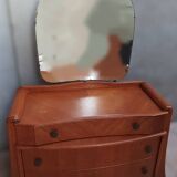 Austinsuite dressing table chest of drawers in Art Deco style oak 1960
