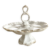 Présentoir  à œufs en porcelaine début XXe