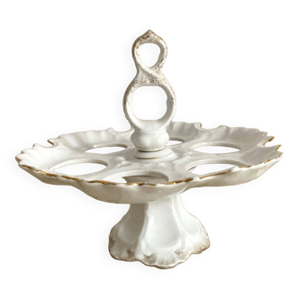 Early 20th century porcelain egg display