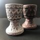 Pair of ceramic egg cups by Jean Austruy