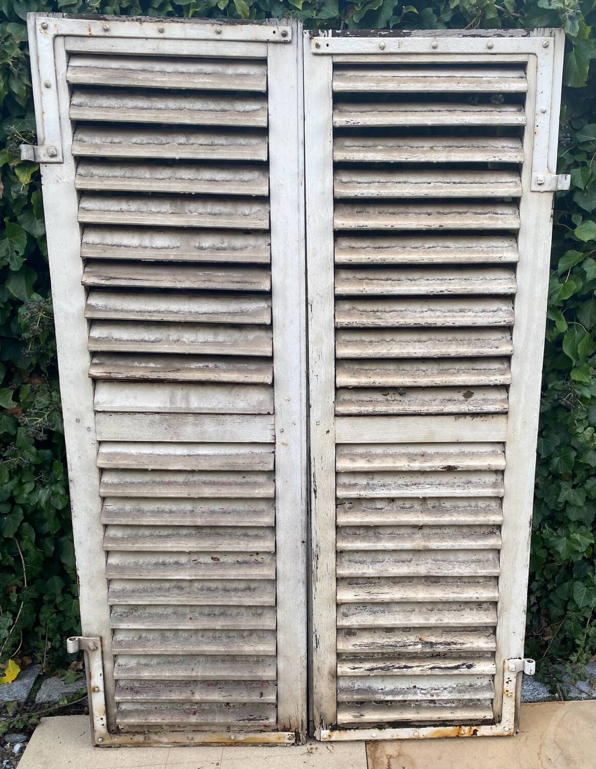 Old wooden shutters