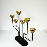 Vintage Scandinavian candlestick, Gunnar Ander for Ystad Metall, Sweden