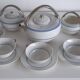 Art Deco tea and coffee service in Limoges porcelain Charles Arenfeld