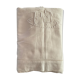 Drap brodé ancien monogramme FD