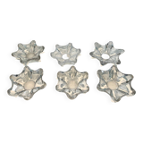 Set of Vannes crystal ashtrays