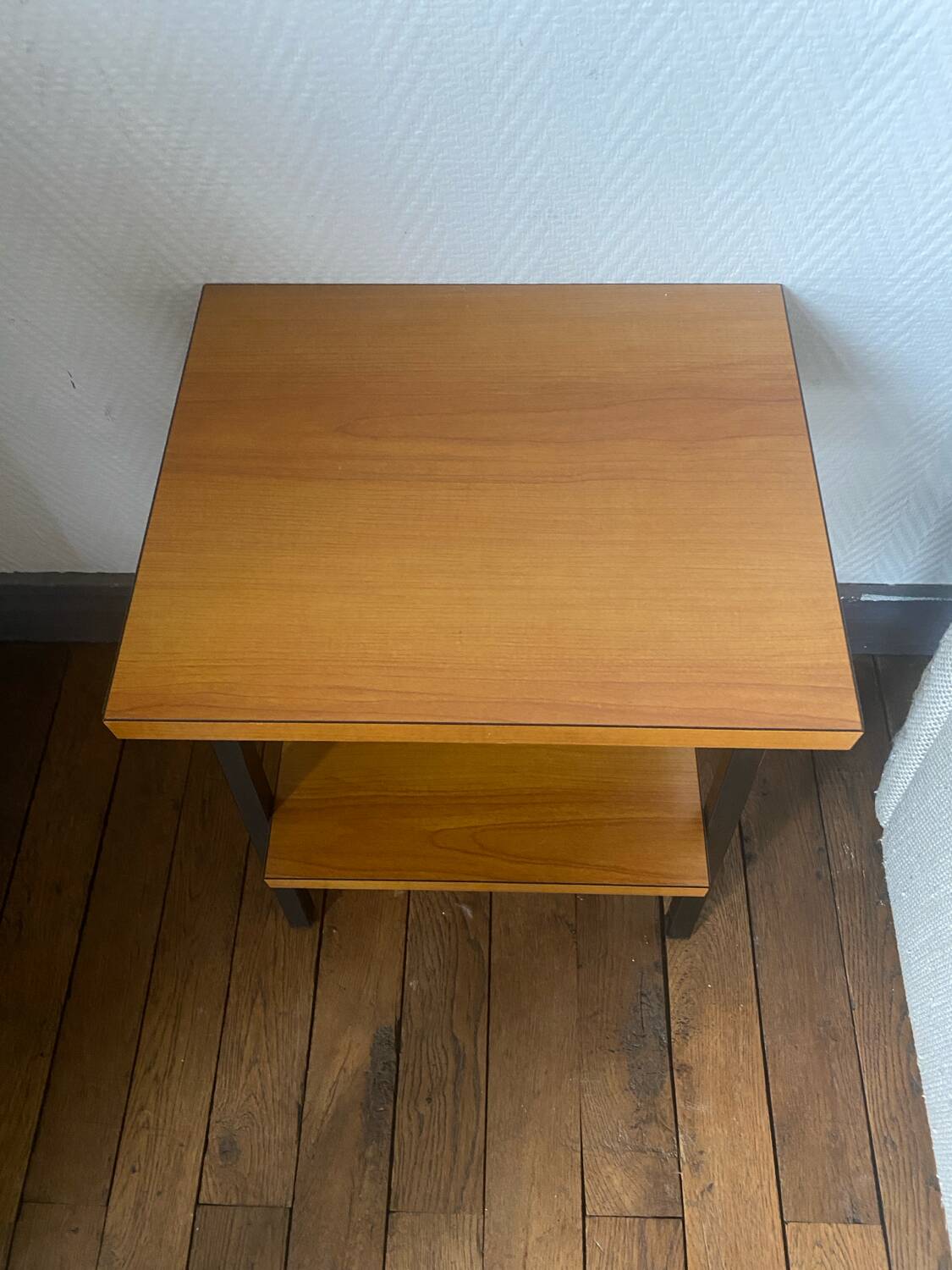 Industrial style metal bedside table