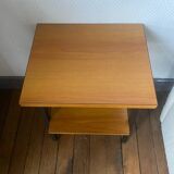 Industrial style metal bedside table