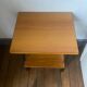 Industrial style metal bedside table
