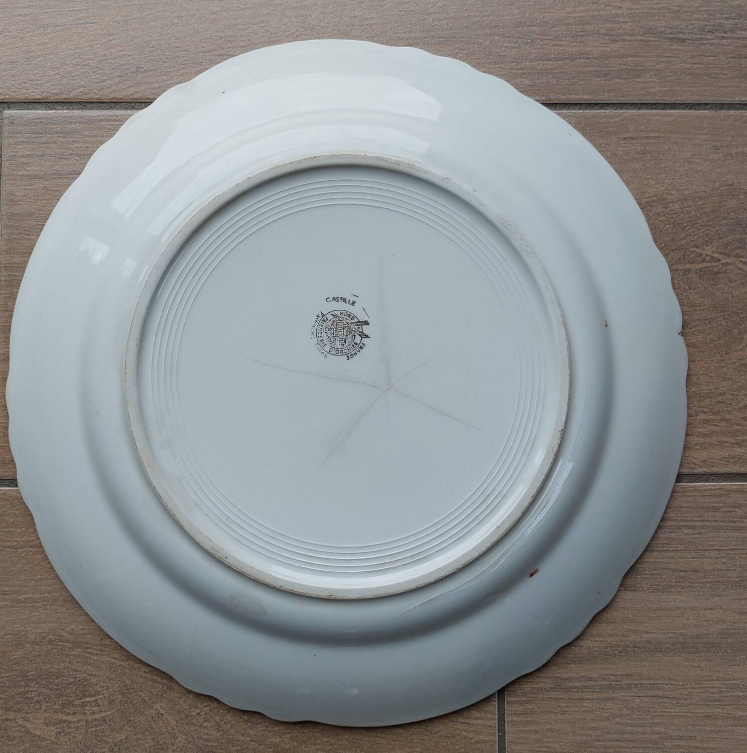 Orchies earthenware serving dish