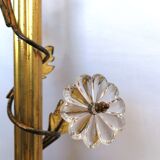 Crystal stamped chandelier
