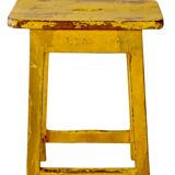Old Burmese teak workshop stool
