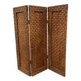 Vintage screen in carved solid wood